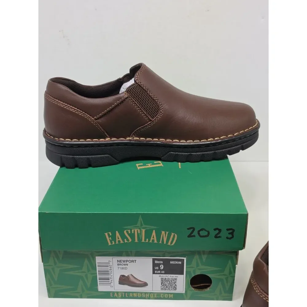 Eastland Dark Brown Newport Men’s Shoes US SIZE 9D 7180D NIB
